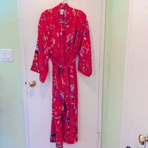 Natori Red Kimono Robe